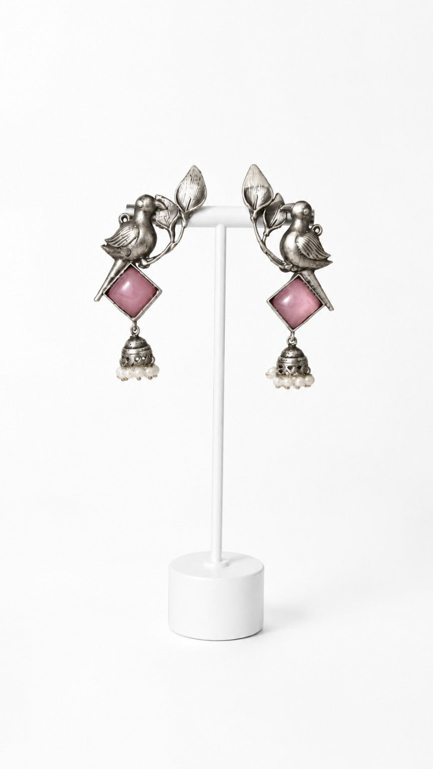 Rosette Birdsong Jhumkas