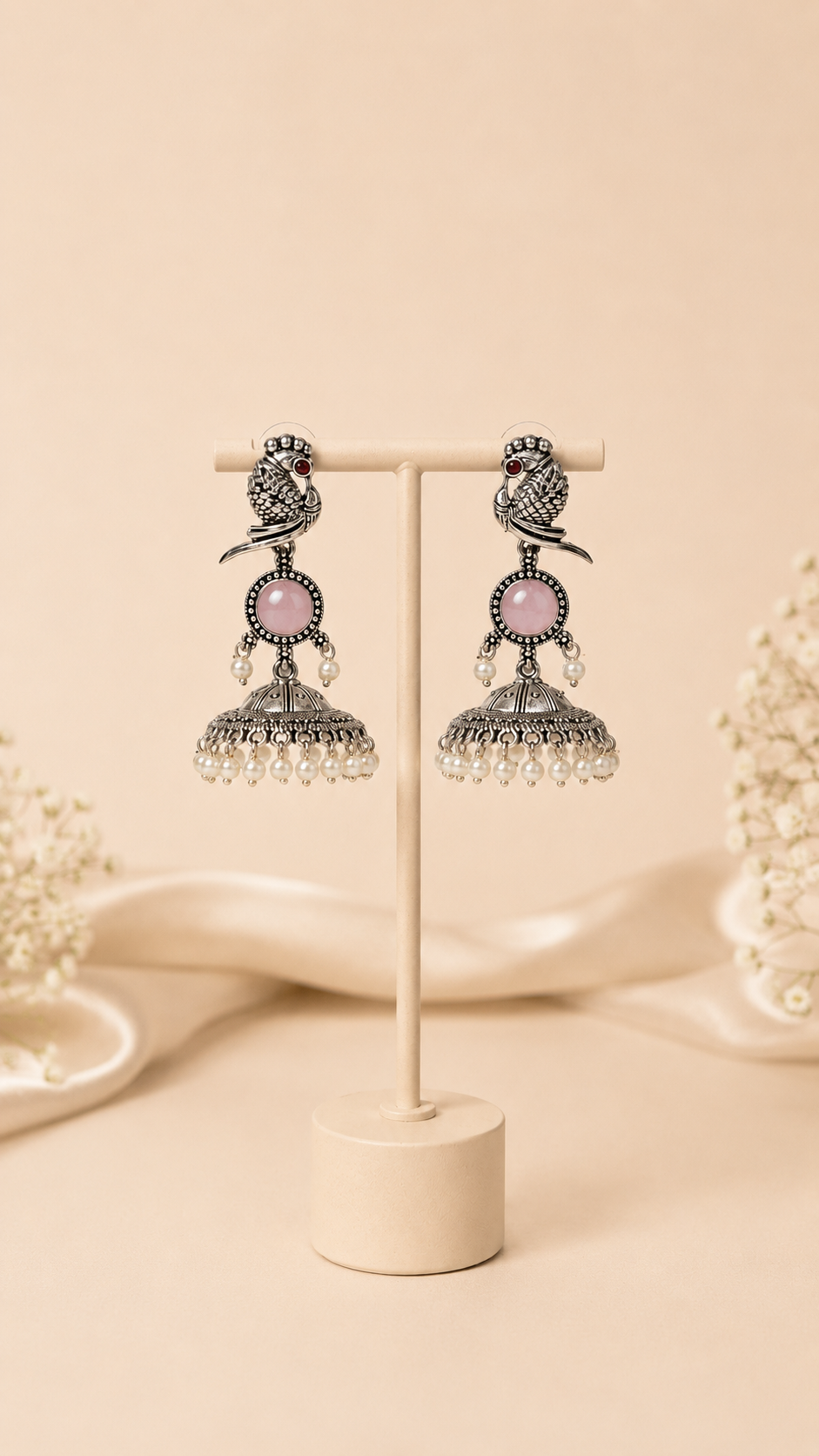 Mayura Pearl Jhumkas