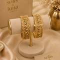 Meher Antique Stone Bangles