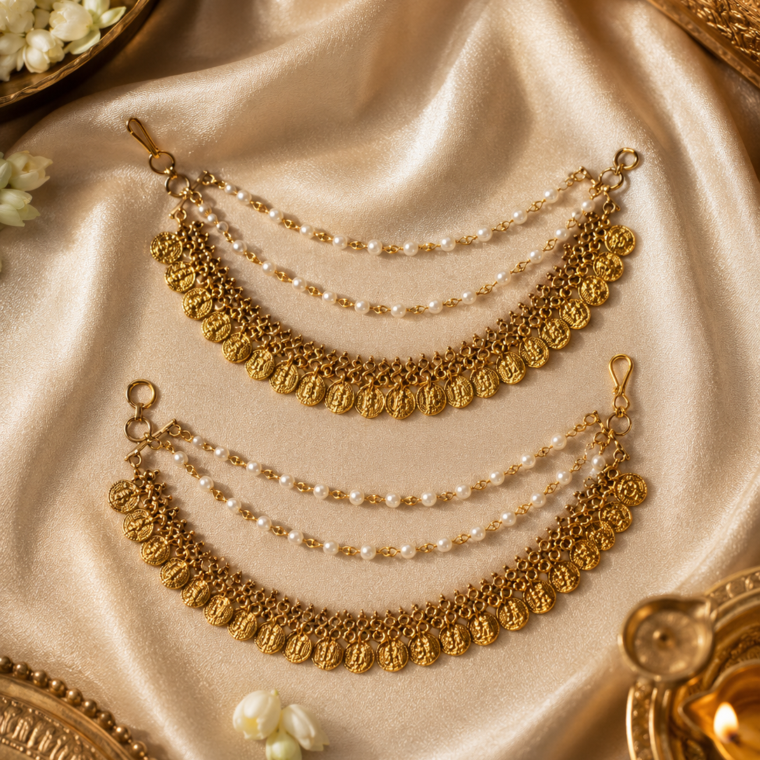 Coin Heirloom Ear Chain