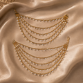 4 Layered Pearl Heirloom Ear Chain