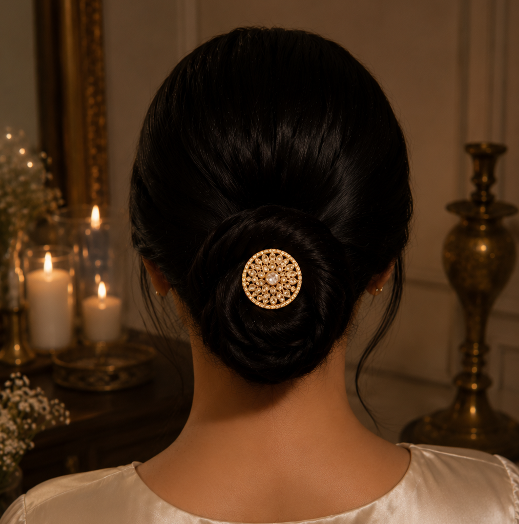 Celestial Crystal Hair Jewels - Sun and Moon