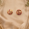 Celestial Swan Hair Jewels - Sun and Moon