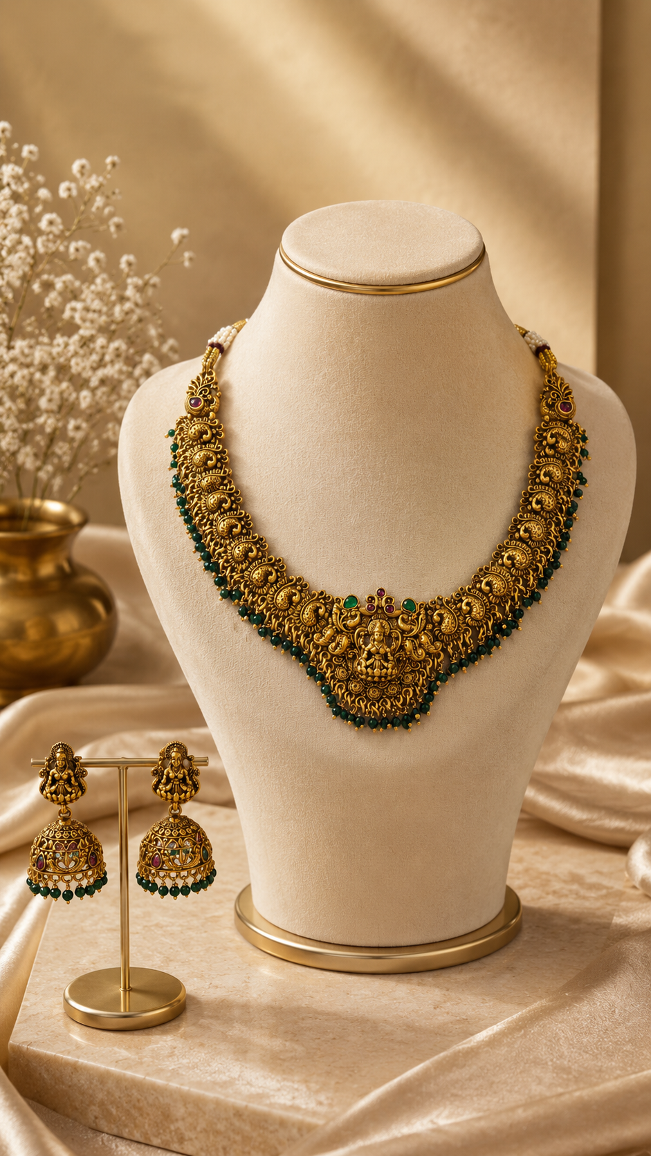 Hamsa Lakshmi Heritage Necklace Set
