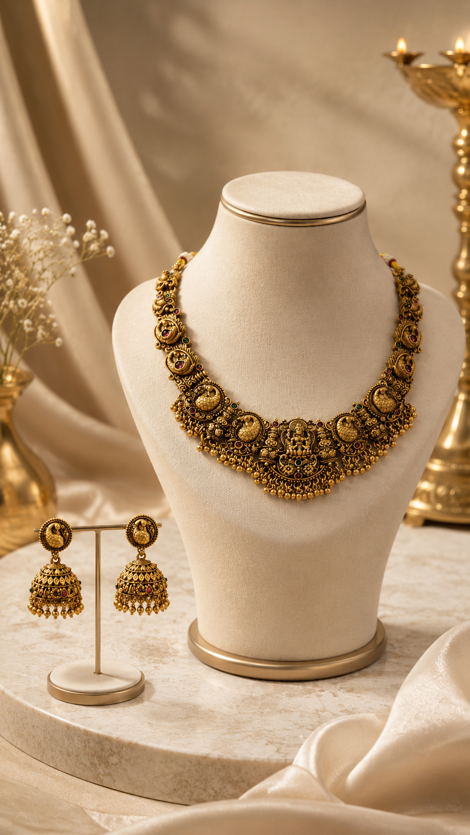 Mayura Lakshmi Heritage Necklace Set