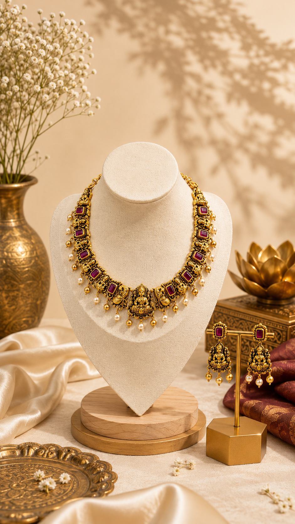 Regal Charm Necklace Set