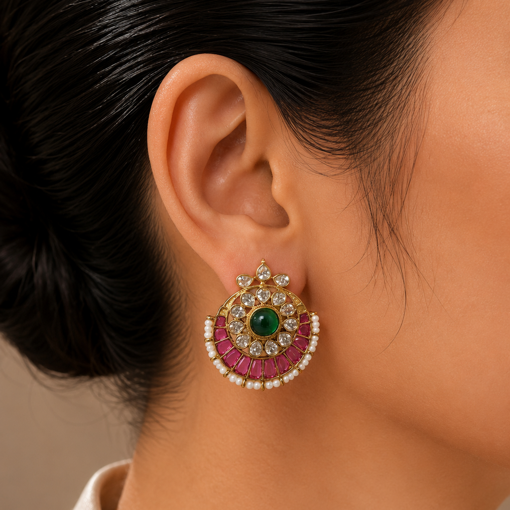 Ruby Aura Statement Studs