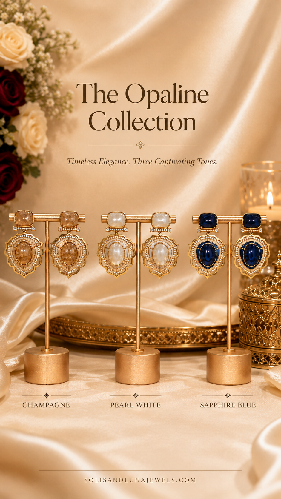 The Opaline Collection Statement Earrings