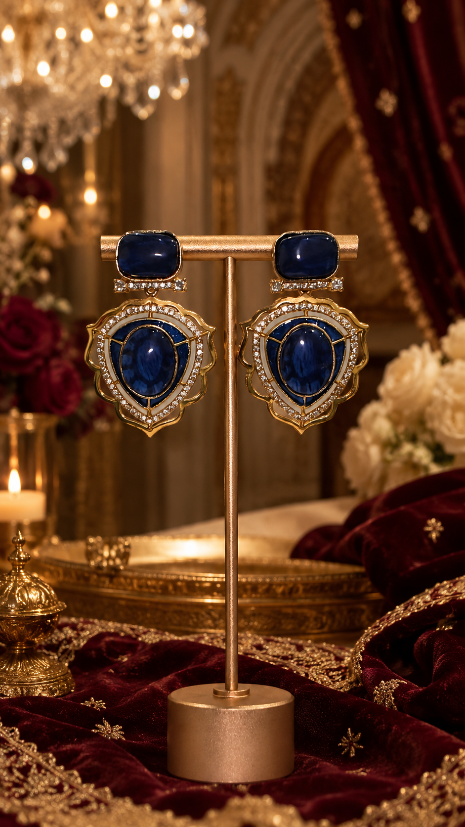 The Opaline Collection Statement Earrings
