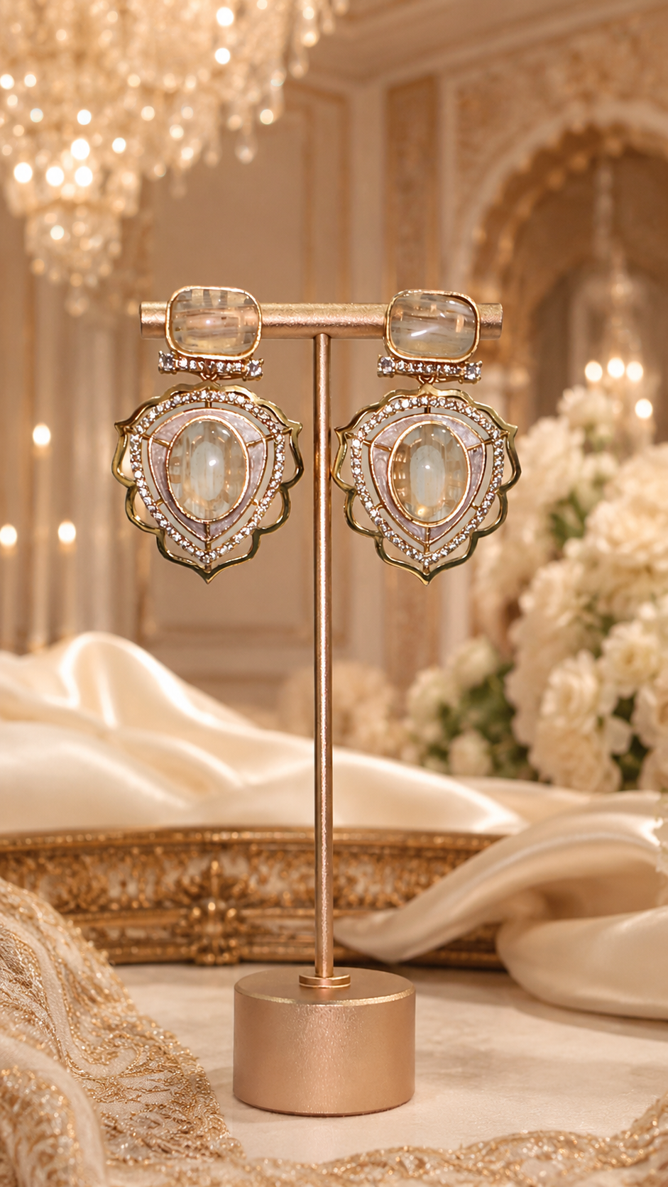 The Opaline Collection Statement Earrings