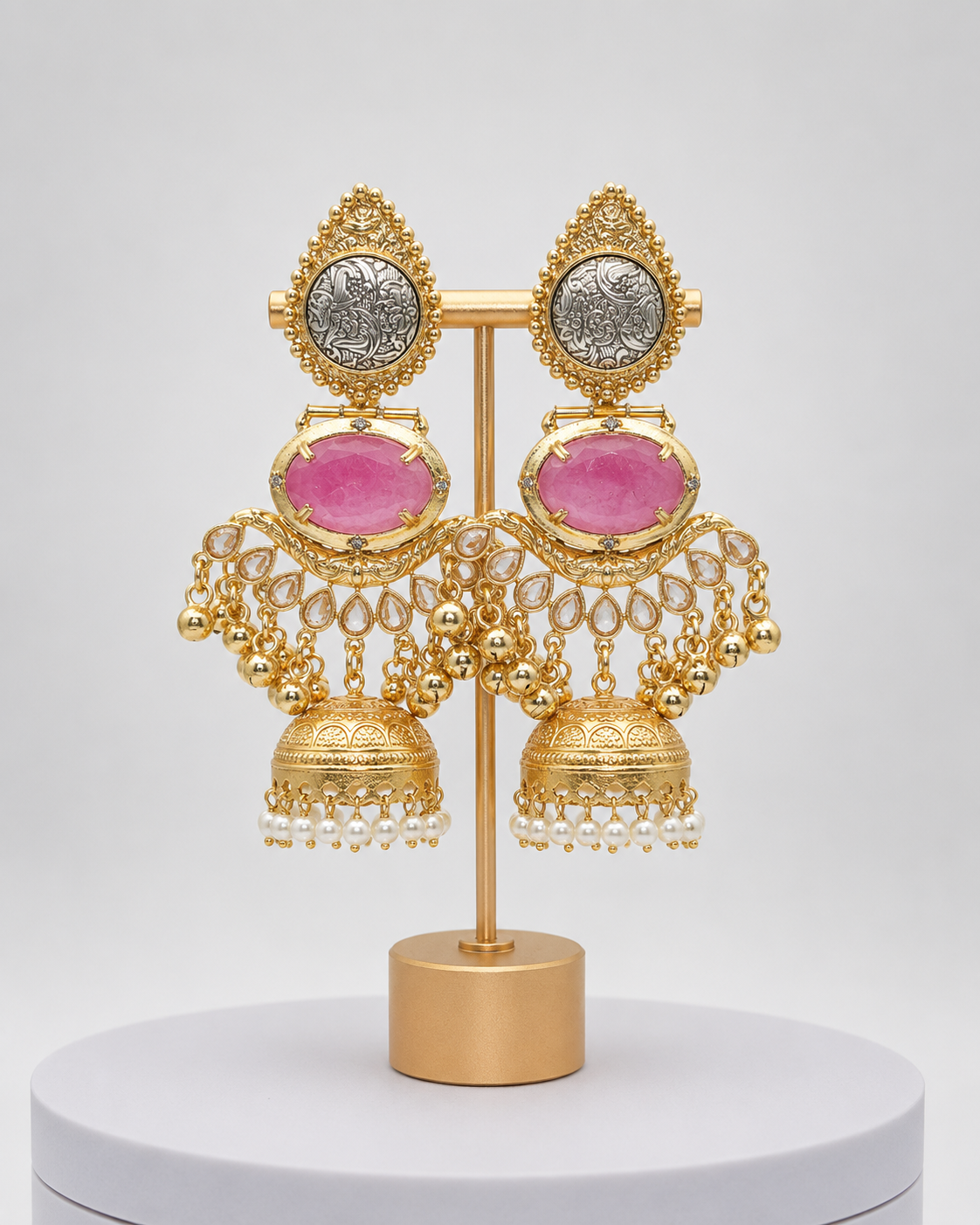 Rangrez Kashmiri Jhumkas