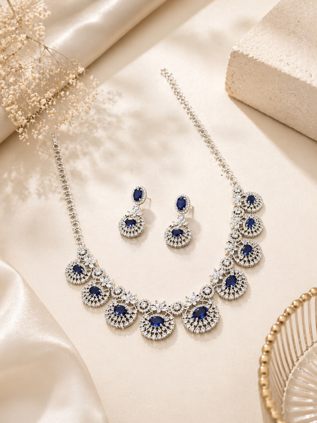 Luna Blue Radiance Necklace Set