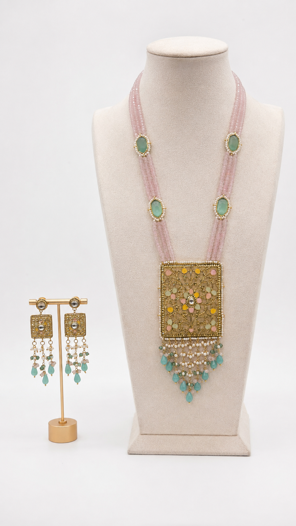 Gulabi Mahal Necklace Set