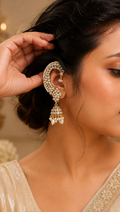 Noor Chand Ear Cuff Jhumkas