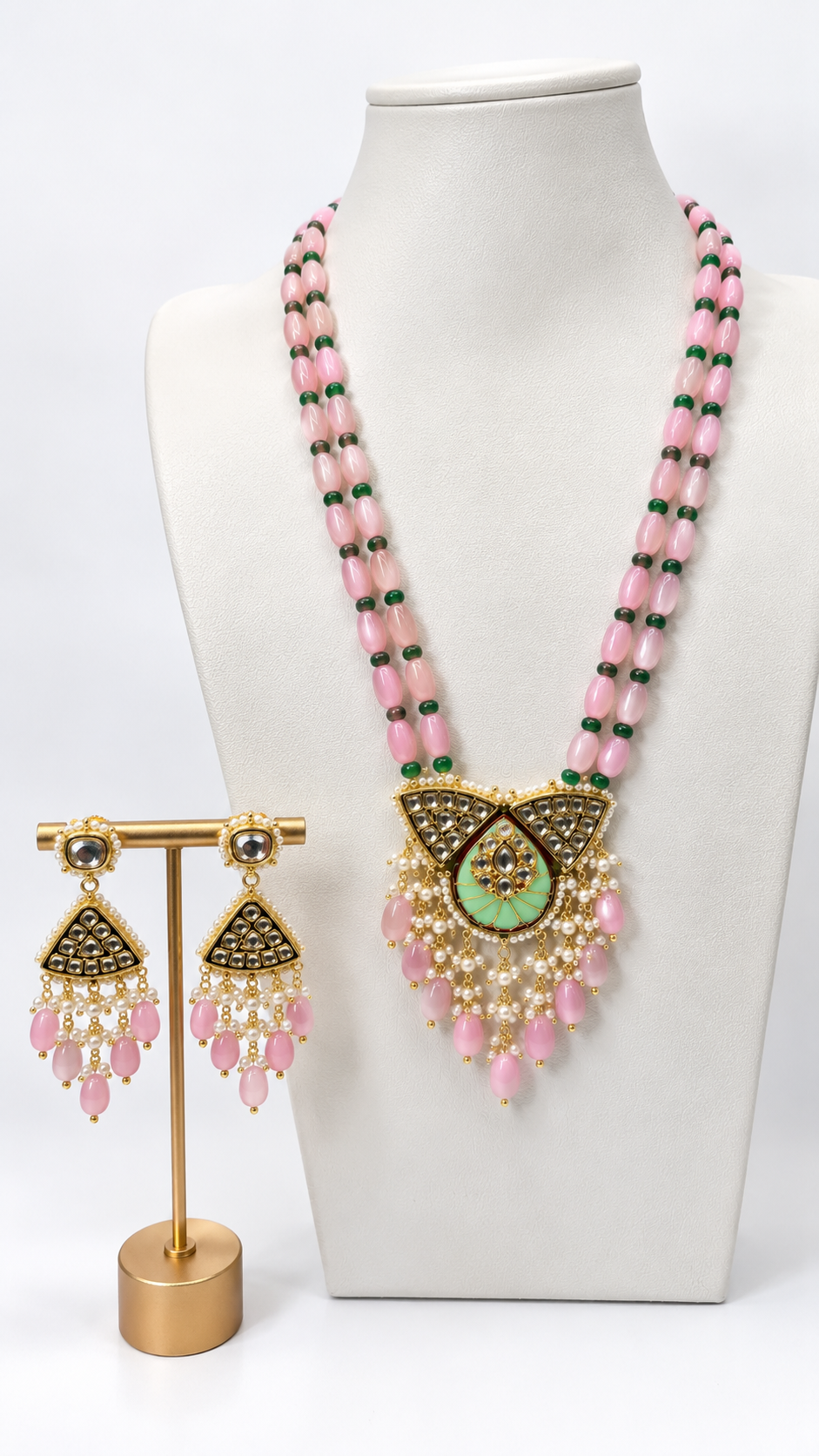 Mehr Heritage Meenakari Necklace Set