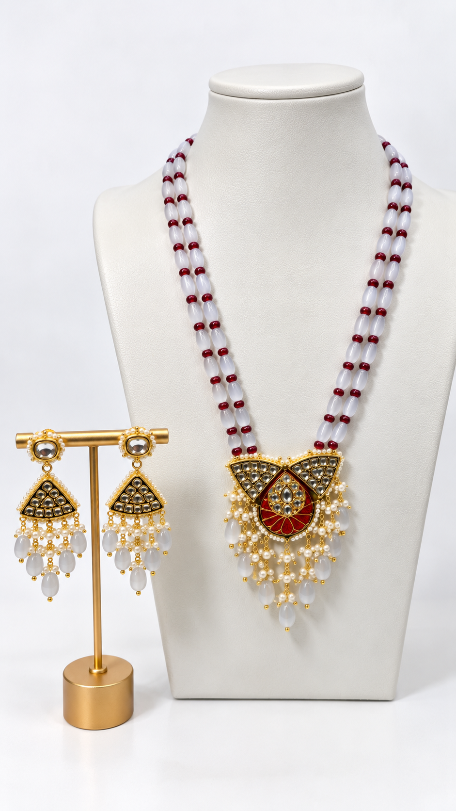 Mehr Heritage Meenakari Necklace Set