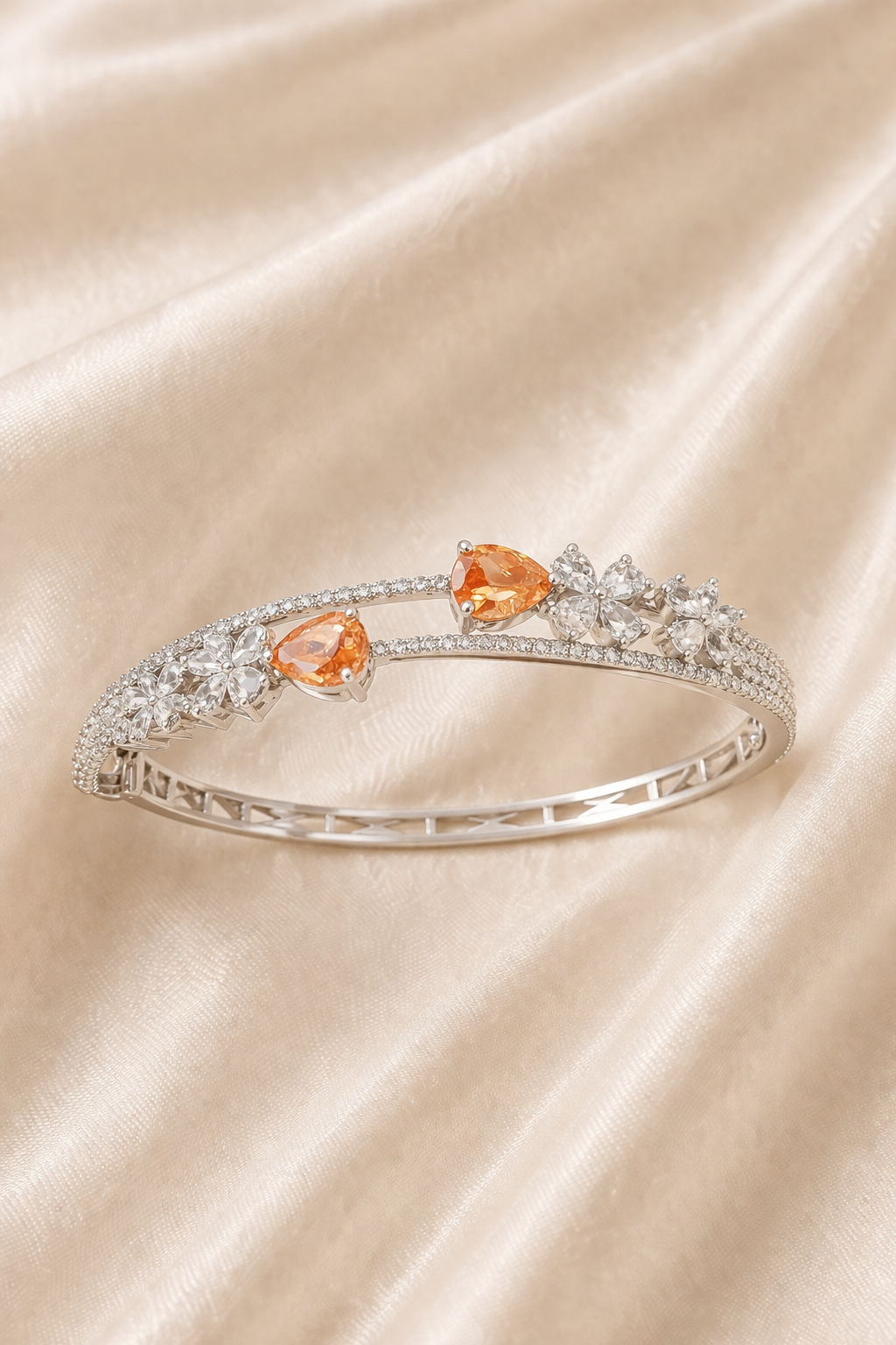 Grace Openable CZ Bangle