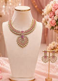 Blush Rose Noor Statement Necklace Set
