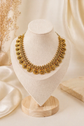 Antique Finish Lakshmi Choker Set