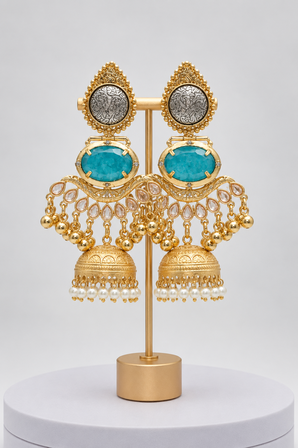 Rangrez Kashmiri Jhumkas