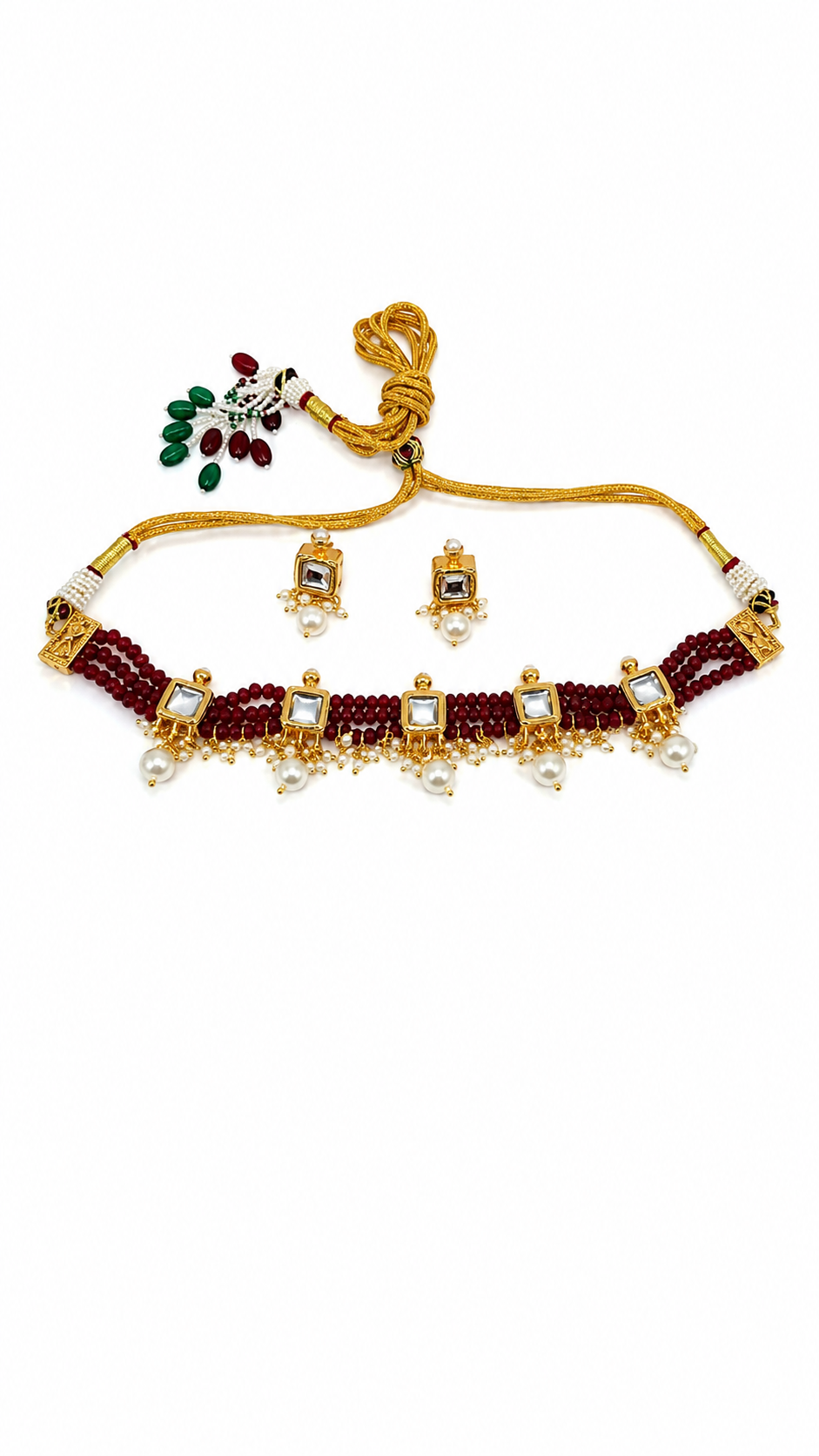Rangmahal Kundan Choker Set
