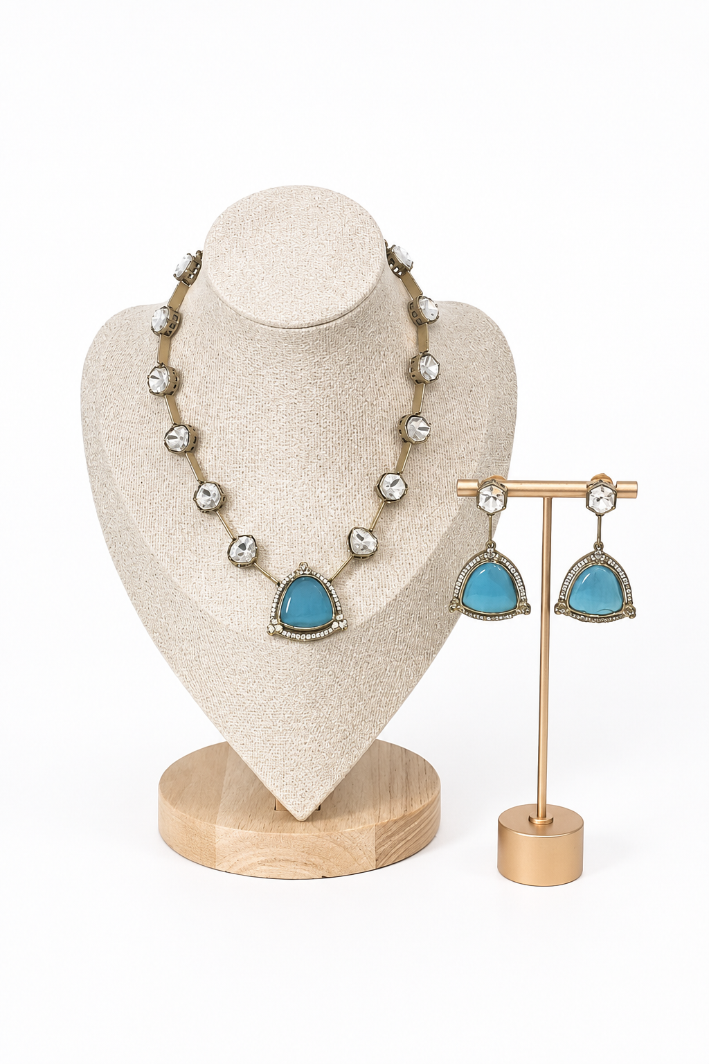 Aurelia Polki-Inspired Necklace Set
