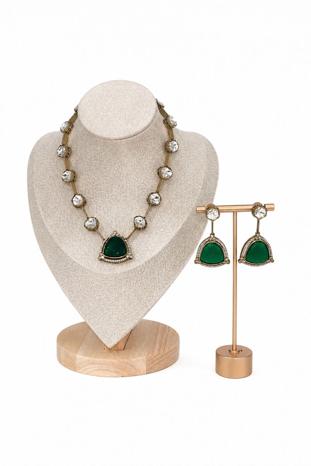Aurelia Polki-Inspired Necklace Set