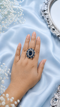 Midnight Royale Statement Ring