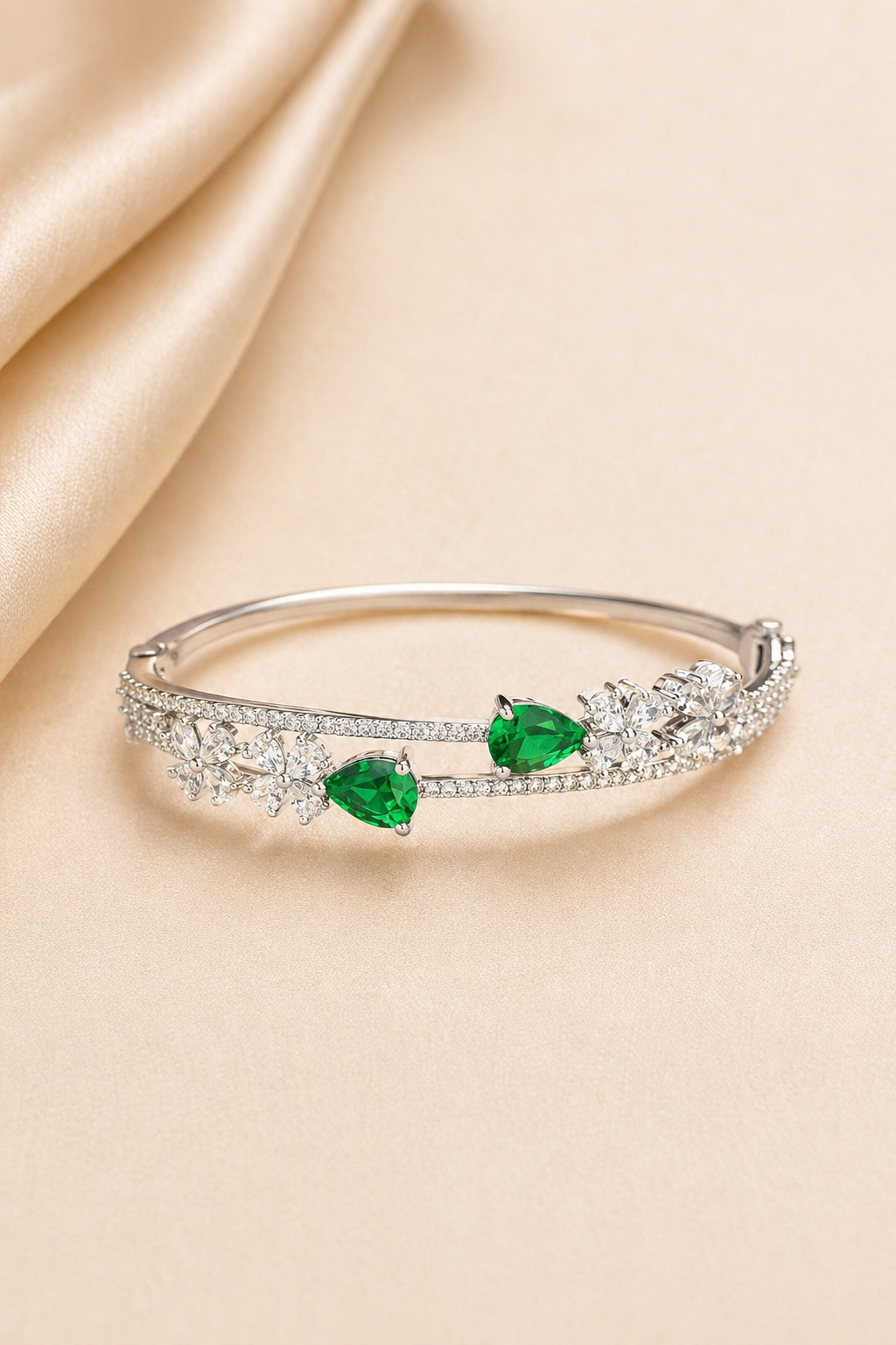 Grace Openable CZ Bangle