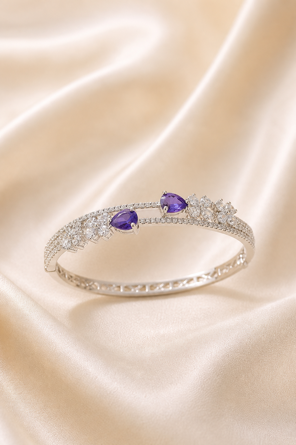 Grace Openable CZ Bangle