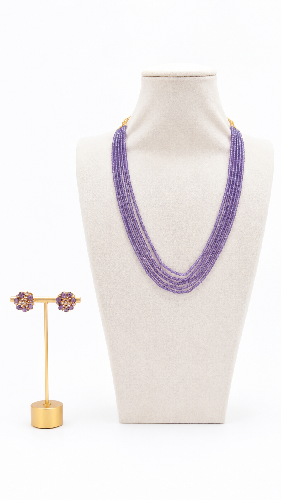 Aurelia Multi-Strand Beaded Necklace Set