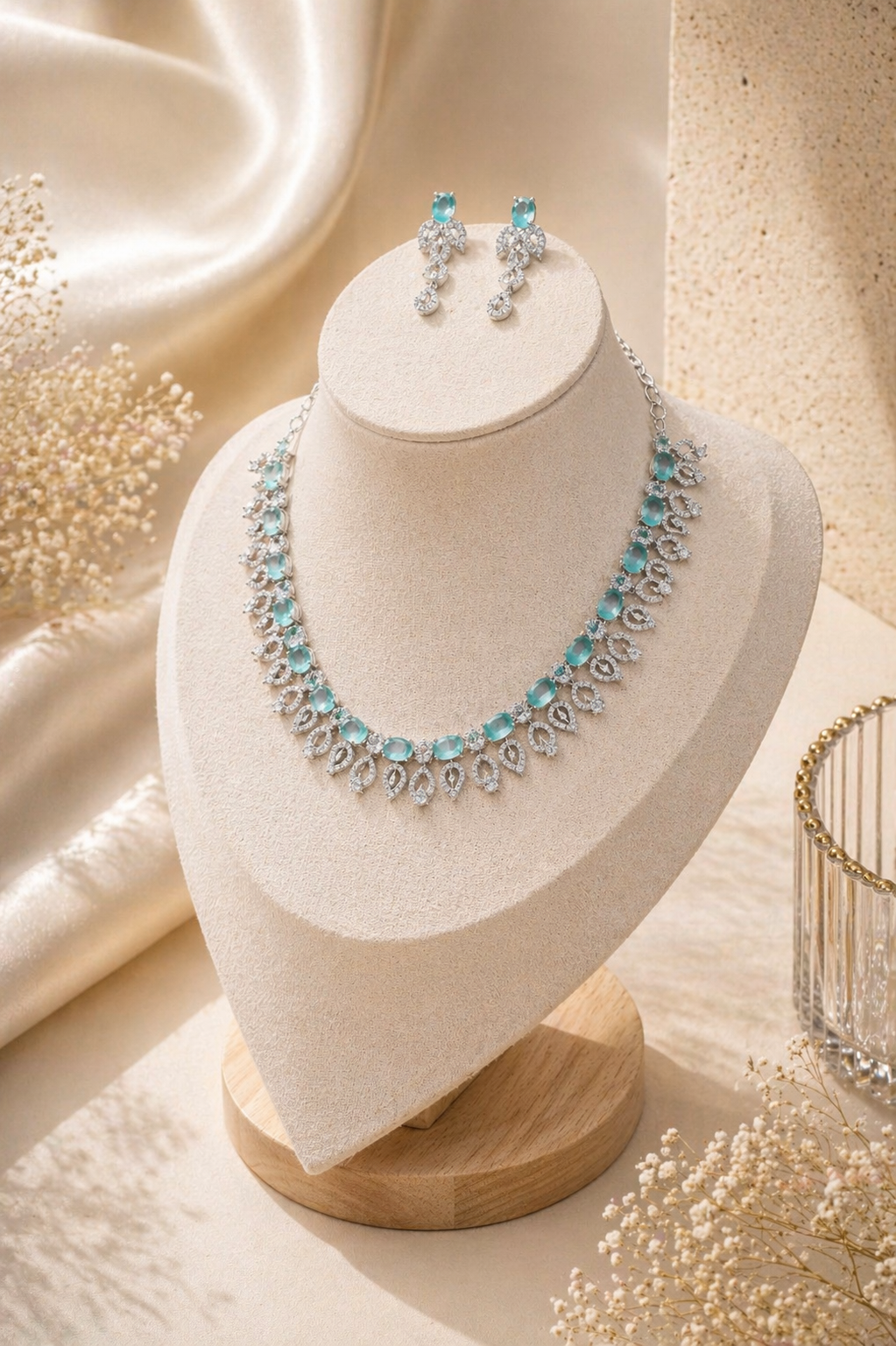 Celeste Aqua Radiance Necklace Set