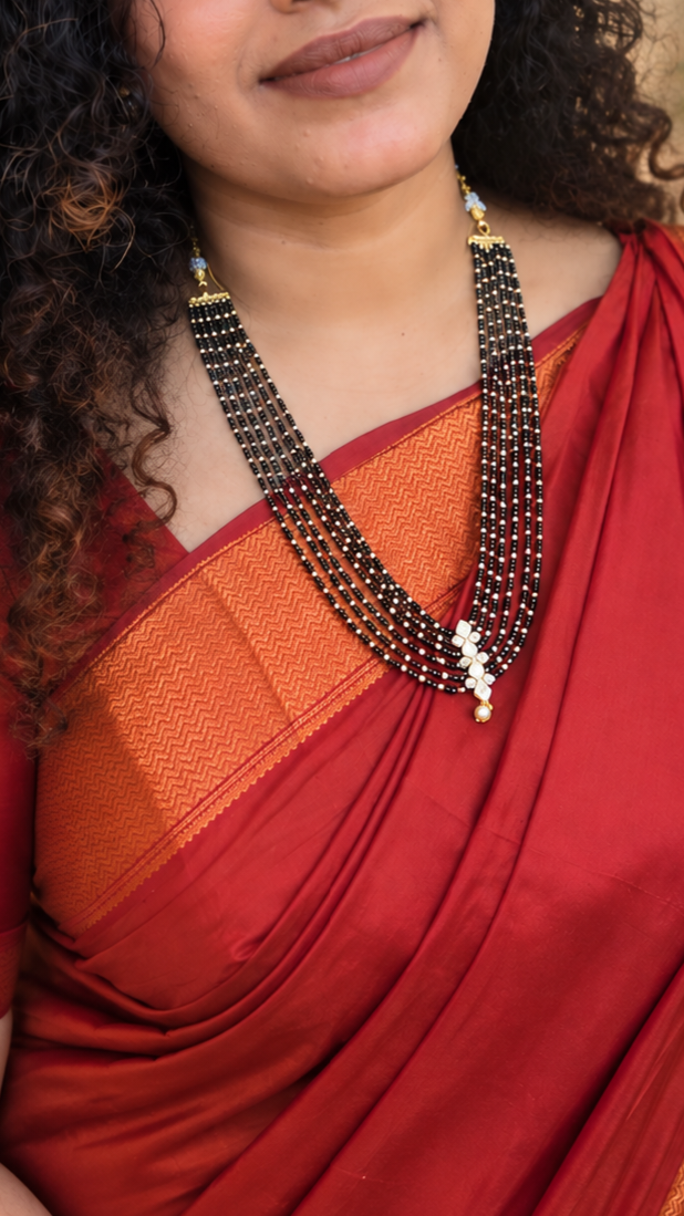 Noir Celeste Multi-Strand Necklace Set