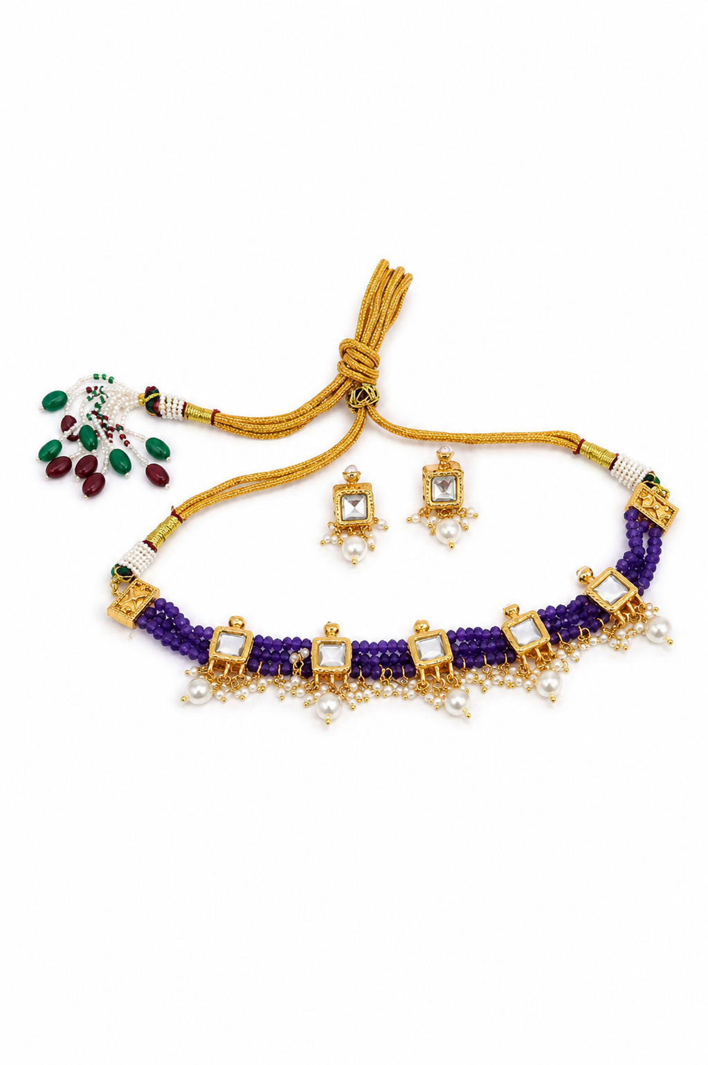 Rangmahal Kundan Choker Set