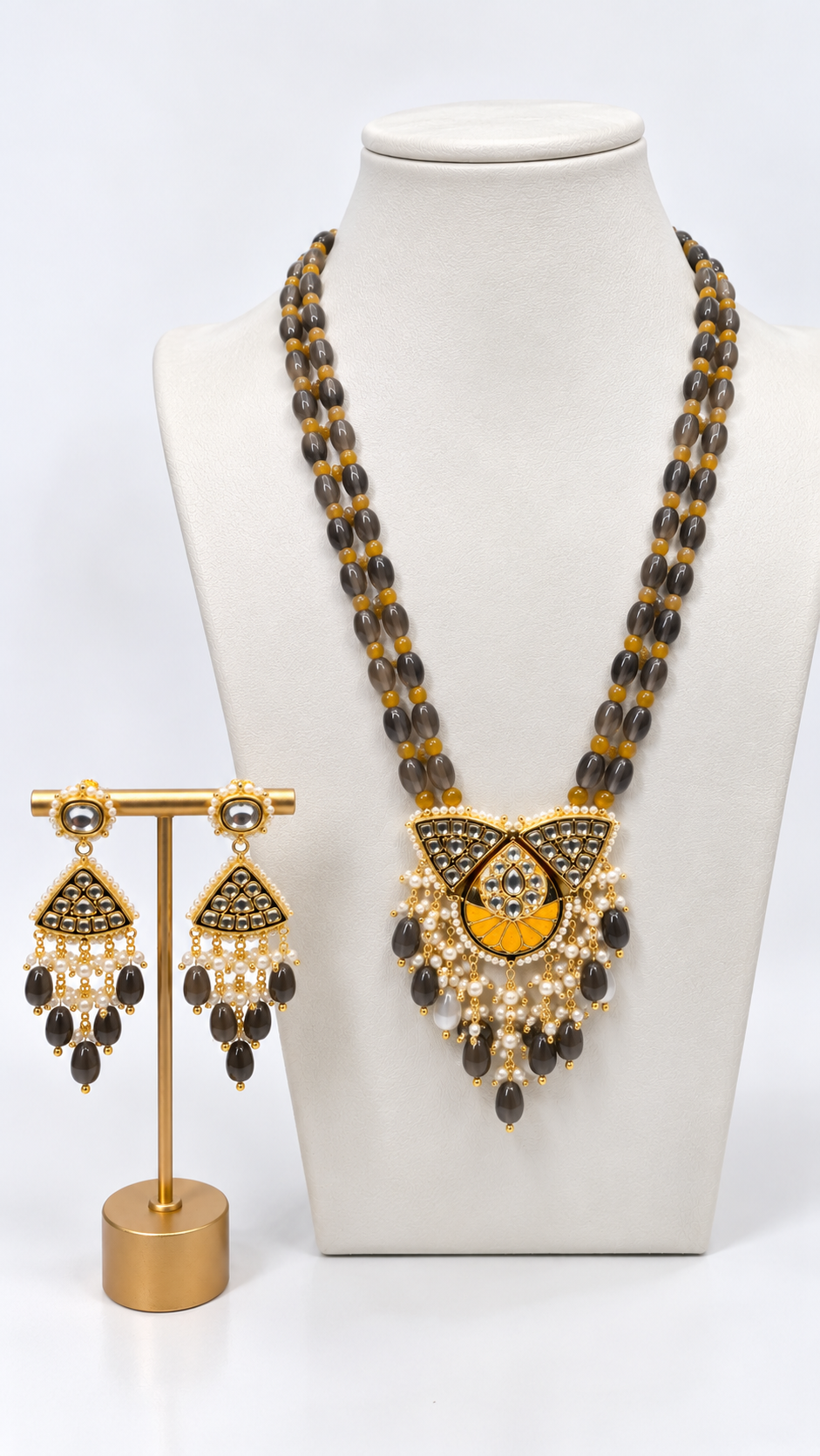 Mehr Heritage Meenakari Necklace Set