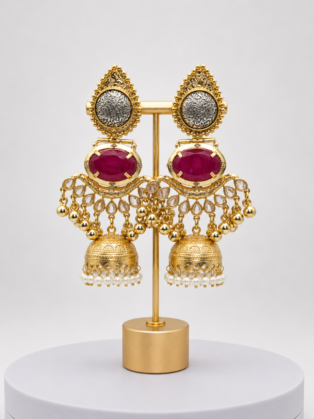 Rangrez Kashmiri Jhumkas