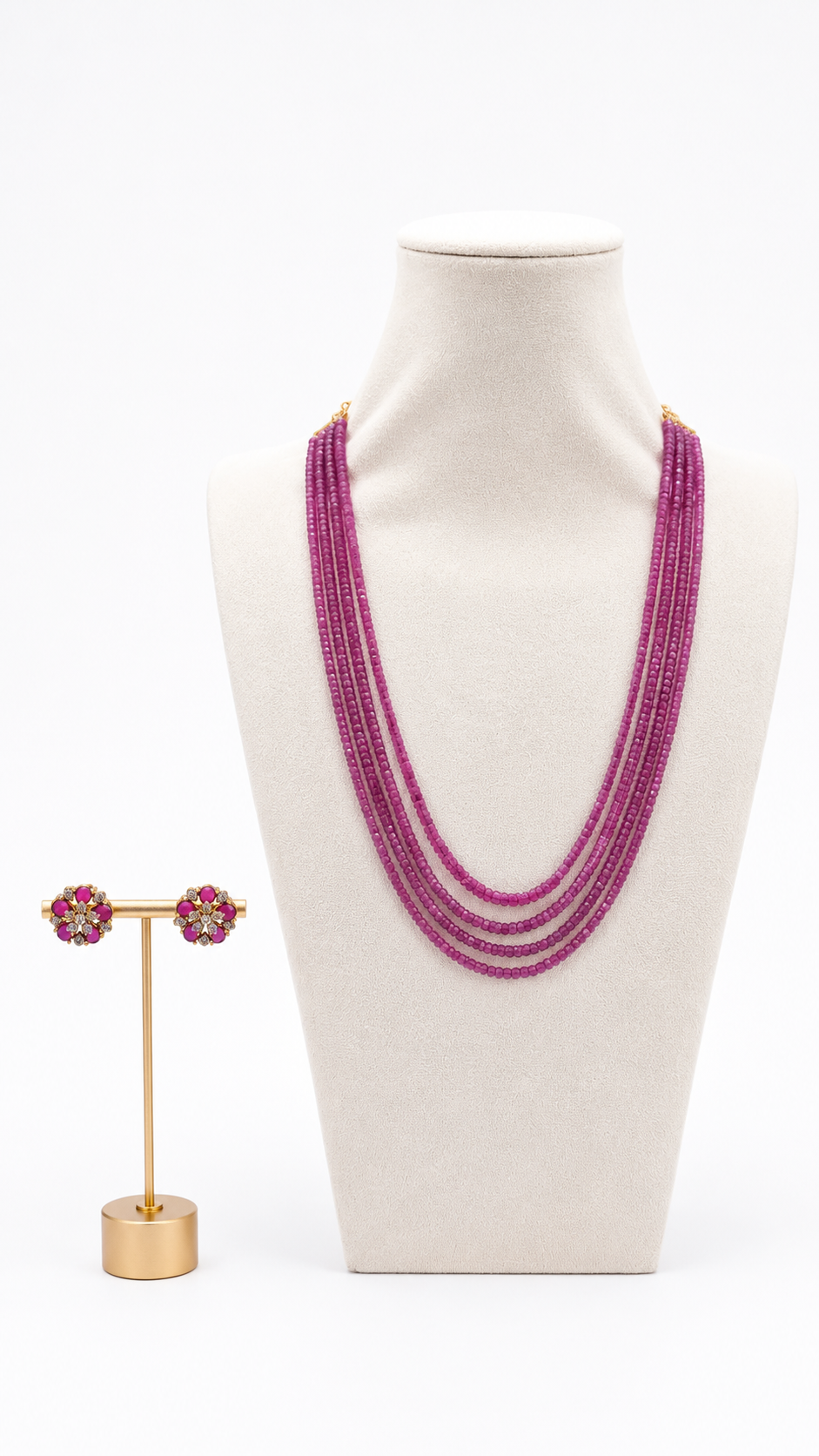 Aurelia Multi-Strand Beaded Necklace Set
