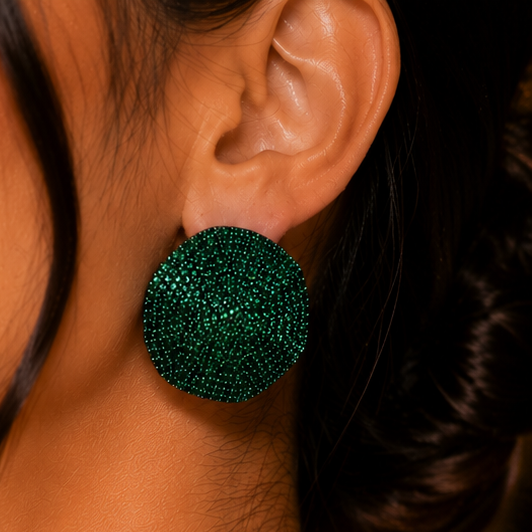 Celeste Pavé Statement Studs