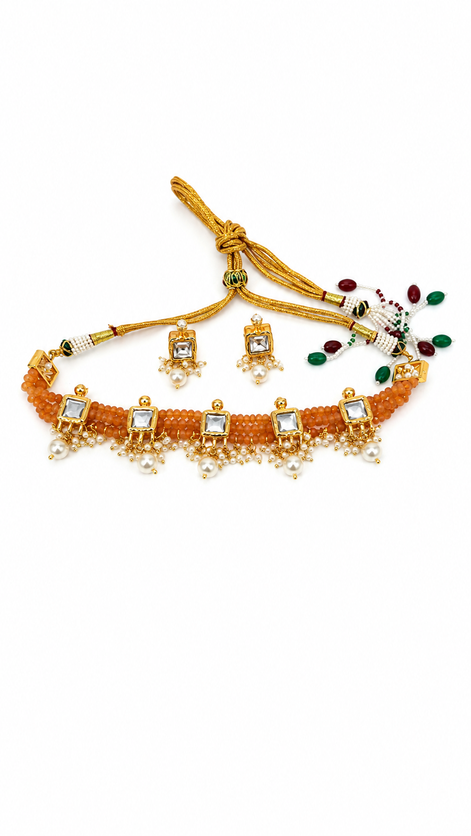 Rangmahal Kundan Choker Set